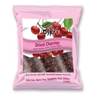 Oskri Dried Fruit, Cranberries, 3.53 Ounce Bags (Pack of 12)