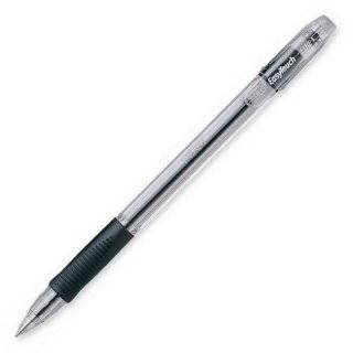   Ballpoint Stick Pen, Black Ink, Medium, Dozen (32010): Office Products