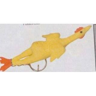  Set of 12 Egg laying rubber chicken keychains [Toy 