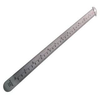 Empire Level 27308 Hook Ruler, Stainless Steel, 12 Inch