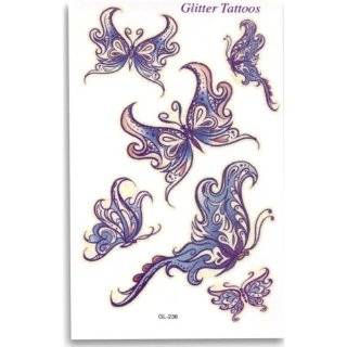  Glitter Enchanted Butterfly Tattoos #9: Clothing