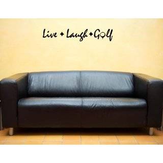 LIVE LAUGH GOLF Vinyl wall lettering stickers quotes and sayings home 