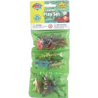  Toy Lizards   12 Pack of Assorted 6 Lizards: Toys & Games