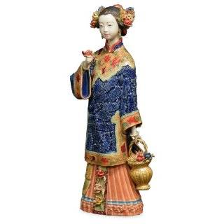  Chinese Porcelain Doll   Playing Flute