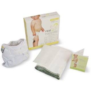 Real Nappies Cloth Diapers Intro Pack, Newborn Size, for babies up to 