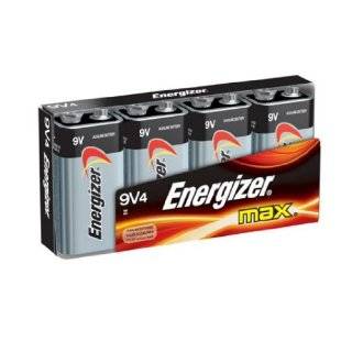 Energizer Max Alkaline 9 Volt, 4 Count