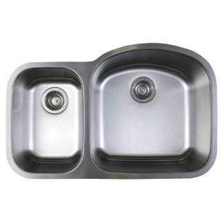 Blanco 441261 Stellar 1 3/4 Bowl Reverse Kitchen Sink, Stainless Steel