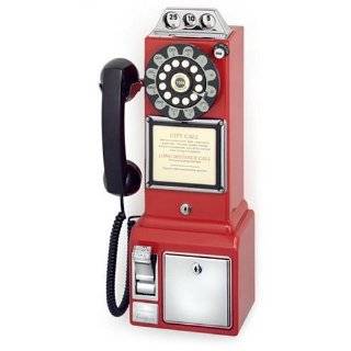   Classic Pay Phone in Brushed Chrome by Crosley Radio: Home & Kitchen