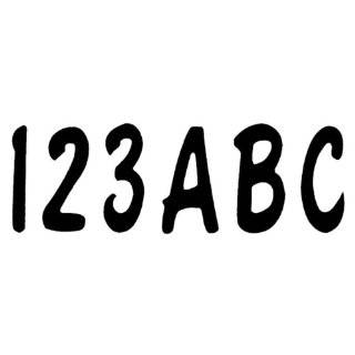   Products 115064 Solid White Plastic Boat Number Plate: Automotive