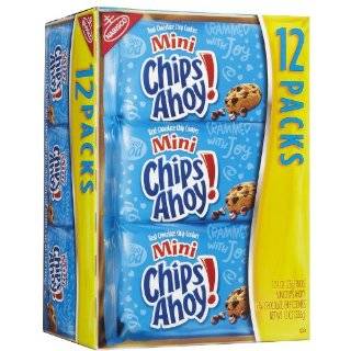 Chips Ahoy! Cookies, Mini Chocolate Chip, 1 Ounce Packages (Pack of 48 
