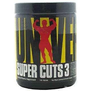  Universal Nutrition Super Cuts 3 130 Tabs Weight Loss 