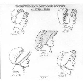  Womans and Girls Everyday Headwear Caps Pattern. 1740 