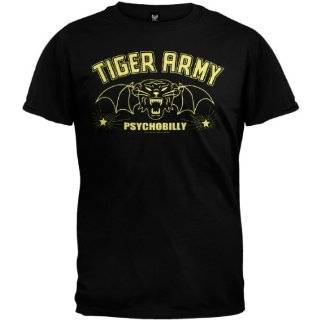 Tiger Army   Winged Cat T Shirt