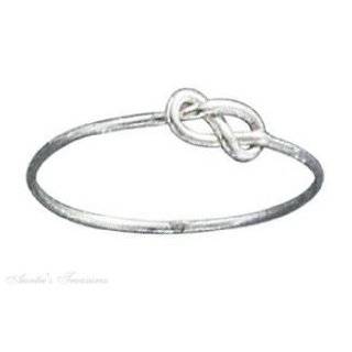 Sterling Silver Infinity Symbol Knot Ring