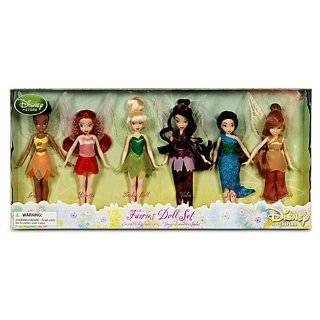  Disney Fairies Tinkerbell & Friends 6 Doll Set Everything 