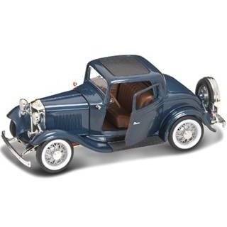1932 Ford 3 Window Coupe Blue 118 Diecast Car Model