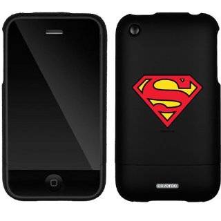  APPLE IPHONE 3G 3GS SUPERMAN WHITE SYMBOL ON A BLACK HARD 