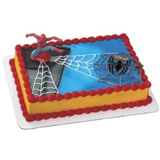  Spider Man Cupcake Rings   12ct