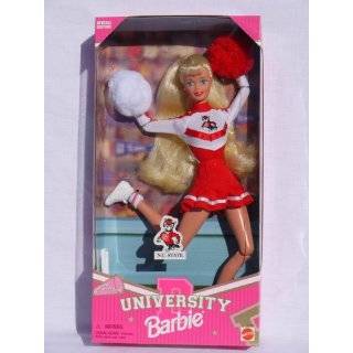  University N.C. State Barbie Cheerleader Doll: Toys 