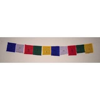  Large Tibetan Prayer flags ~ 5 ROLL SET ~ Tara flag x 25 