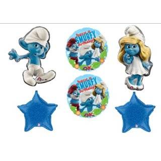 Smurf Smurfette Movie Birthday Party Balloons Decorations Supplies