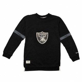 Oakland Raiders Classic NFL Throwback Logo Crewneck Sweatshirt:  