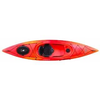 Perception Sport Sundance 9.5 Kayak (Red/Yellow):  Sports 