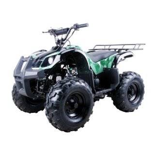 125cc Four Wheelers 8 Tires with Reverse, Black