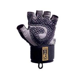GoFit Diamond Tac Weightlifting Wrist Wrap Glove and Training CD