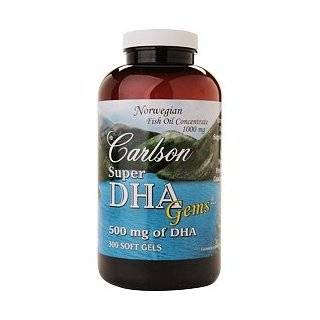 Carlson Super Dha Gems, 500 mg of DHA, 60 Softgels Carlson Super DHA