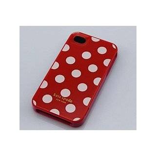  Blue and White Polka Dot Pattern Hard Case with Red Trim 