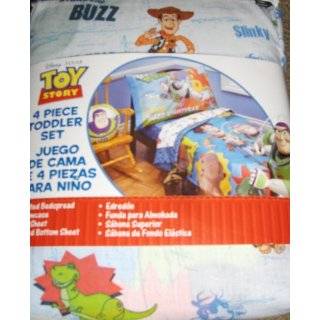 Disney Toy Story 4 Piece Toddler Bedding Set: Baby