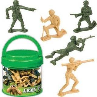 144 CLASSIC TOY SOLDIERS   ONE SINGLE SEALED BAG of Assorted Green 