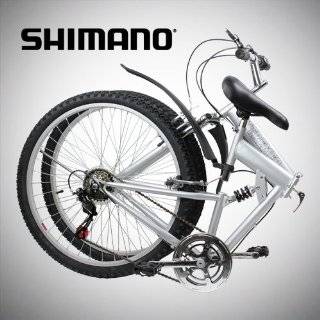 New 26 Folding Mountain Bike Foldable Bicycle 6 SP Speed Shimano 