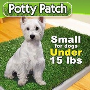 Indoor Pet Dog Puppy Potty Trainer Pad Patch Grass Turf Mat Toilet 3 Layers