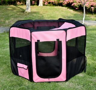 46" 36"Soft Pet Playpen Exercise Puppy Dog Cat Play Pen Kennel Folding Crate