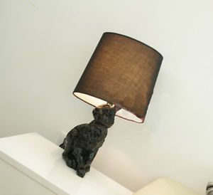 New Modern Design Mooi Black White Rabbit Table Lamp Desk Light Beside Lighting