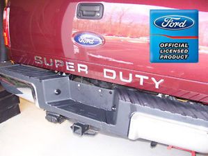 Ford F250 Super Duty Tailgate Letter Insert Decals