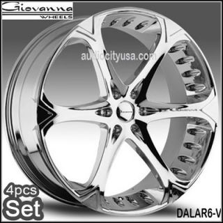 26 inch Giovanna DALAR6V Wheels Rims Chevy Tahoe Yukon Silverado Rim Escalade