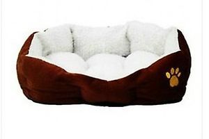 Soft Fleece Pet Dog Puppy Cat Warm Bed House Plush Cozy Nest Mat Pad Mat