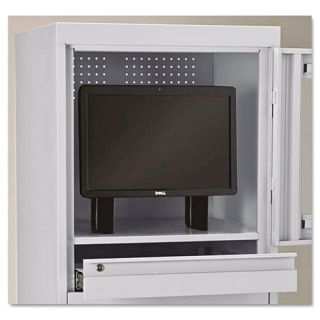 Sandusky Lee Steel Mobile Computer Security Workstation For Crt Monitor