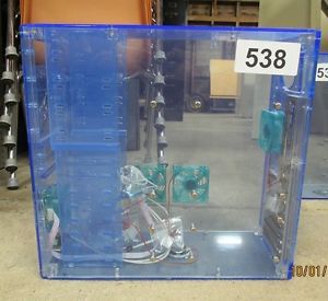 Clear Blue Computer Tower Case