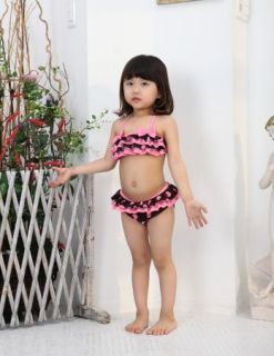 Girls Kids Swimwear Tankini Swimsuit Bikini Bathers size2 8Y Swiming Costume