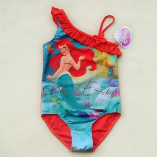 Girl Kids Princess Ariel Mermaid Swimsuit Swimming Costume Tankini Swimwear 2 6Y