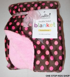 Double Sided Sherpa Blanket Plush Throw Infant Toddler Boys Girls Bedding