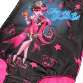 Monster High Skull Girl Kid Eyes Swimwear Swimsuit Swimming Costume Bathing Suit