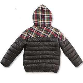 Fashion Cute Baby Boy Kids Black Outwear Winter Warm Jacket Coat Clothes 140 22