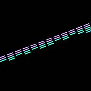 90 10cm Sound Music Activated Car Sticker Equalizer LED Colourful Flash Light US