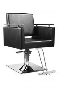 New Black Modern Hydraulic Barber Chair Styling Salon Beauty Spa Supplier 8830