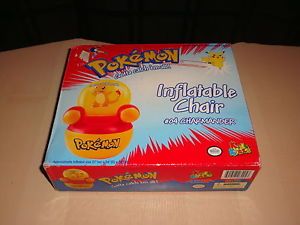 New Pokemon Charmander Inflatable Chair Nintendo Kidz Kraze Blow Up